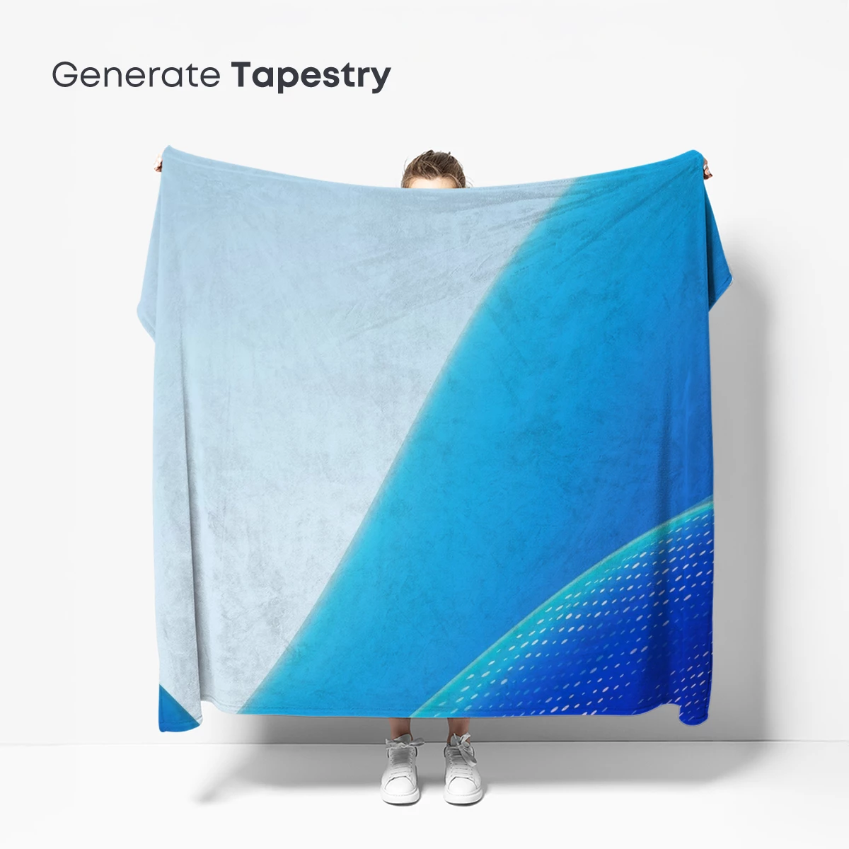 Blue Wave Elegance: Abstract Fluidity - Image 5