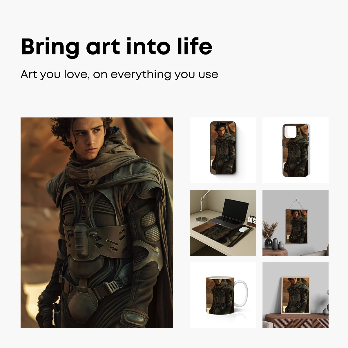 Desert Warrior in Futuristic Armor - Image 2