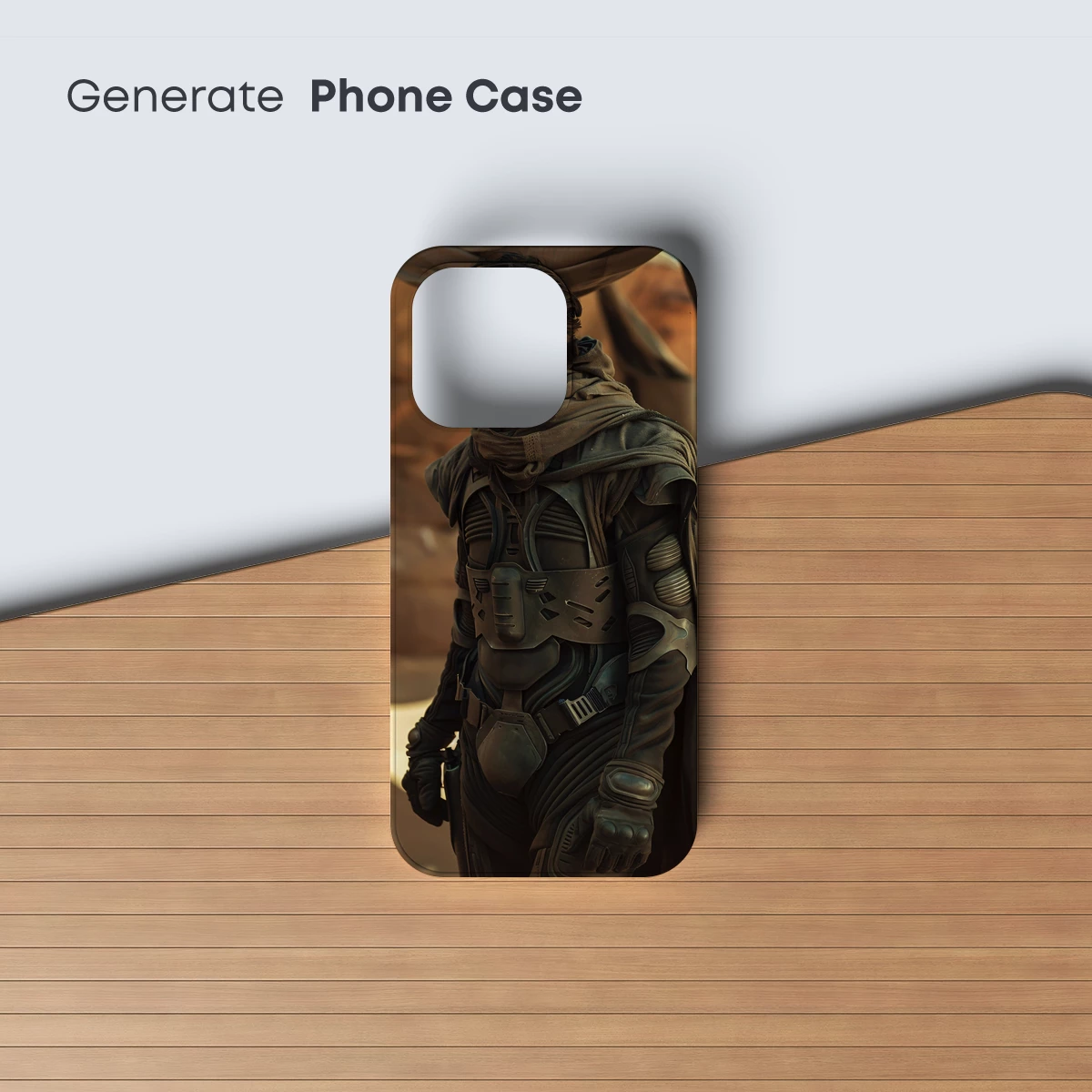 Desert Warrior in Futuristic Armor - Image 3