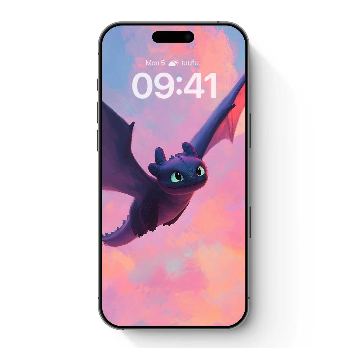 Dragon Soars in Pastel Skies