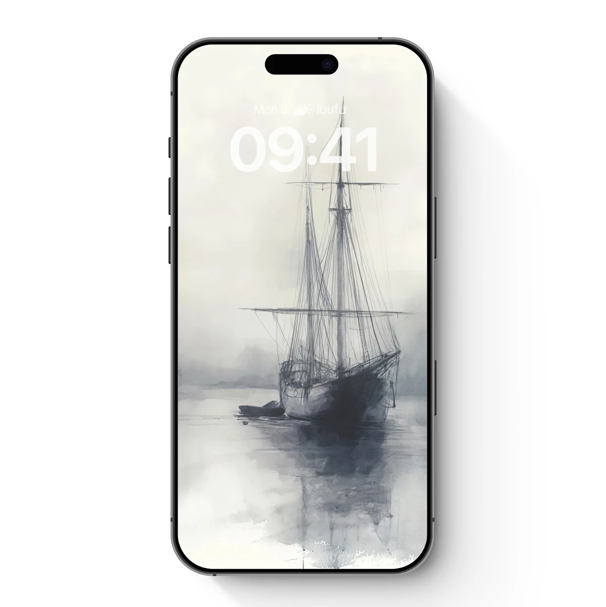 Misty Sails: A Ghostly Ship in Monochrome Misty Sails: A Ghostly Ship in Monochrome