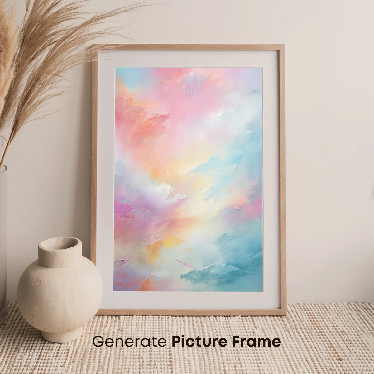 Pastel Symphony: Abstract Brushstrokes in Harmony - Image 7