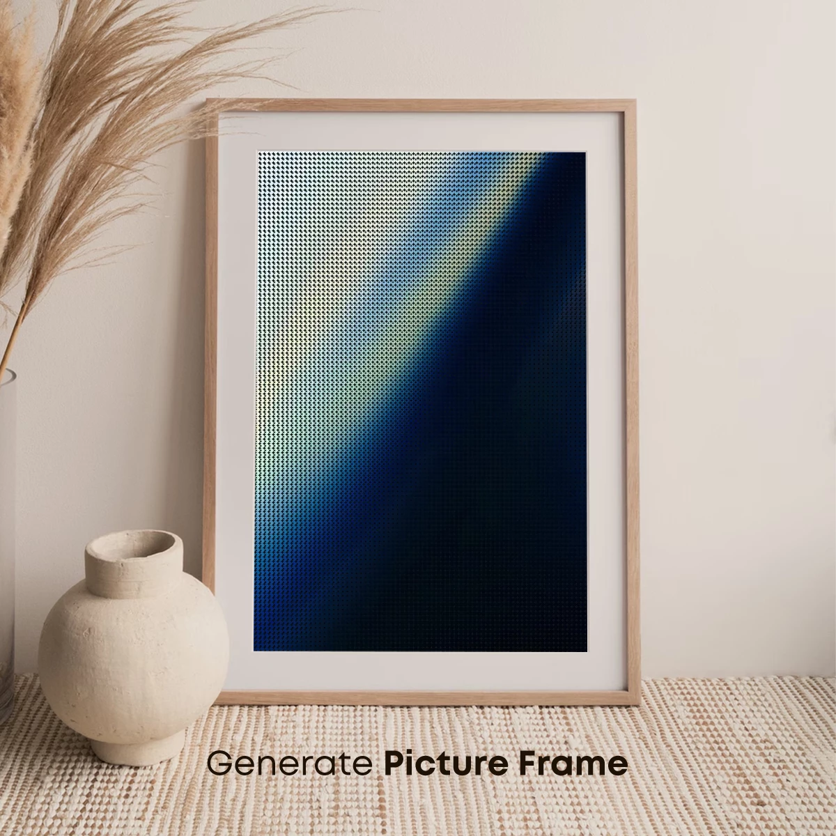 Digital Gradient Veil: Pixelated Elegance - Image 7