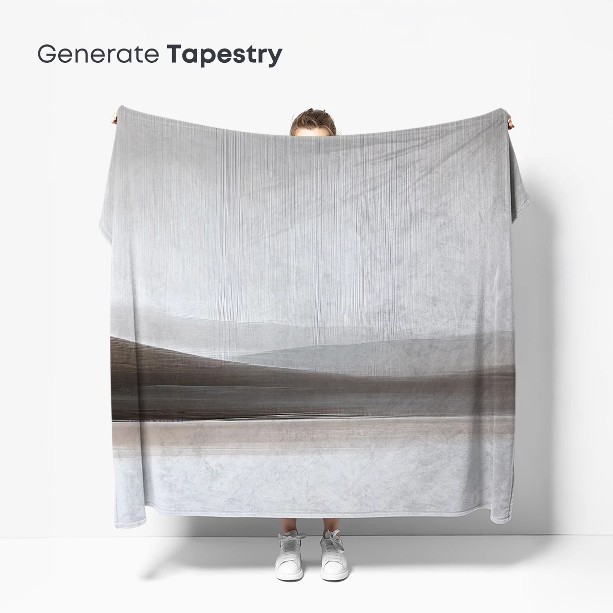 Ethereal Horizon: Abstract Landscape in Monochrome - Image 5