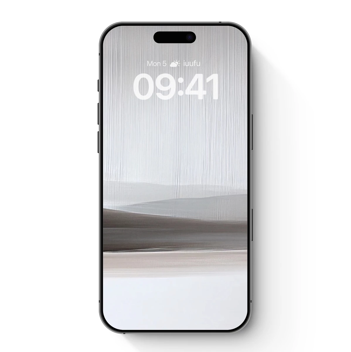 Ethereal Horizon: Abstract Landscape in Monochrome