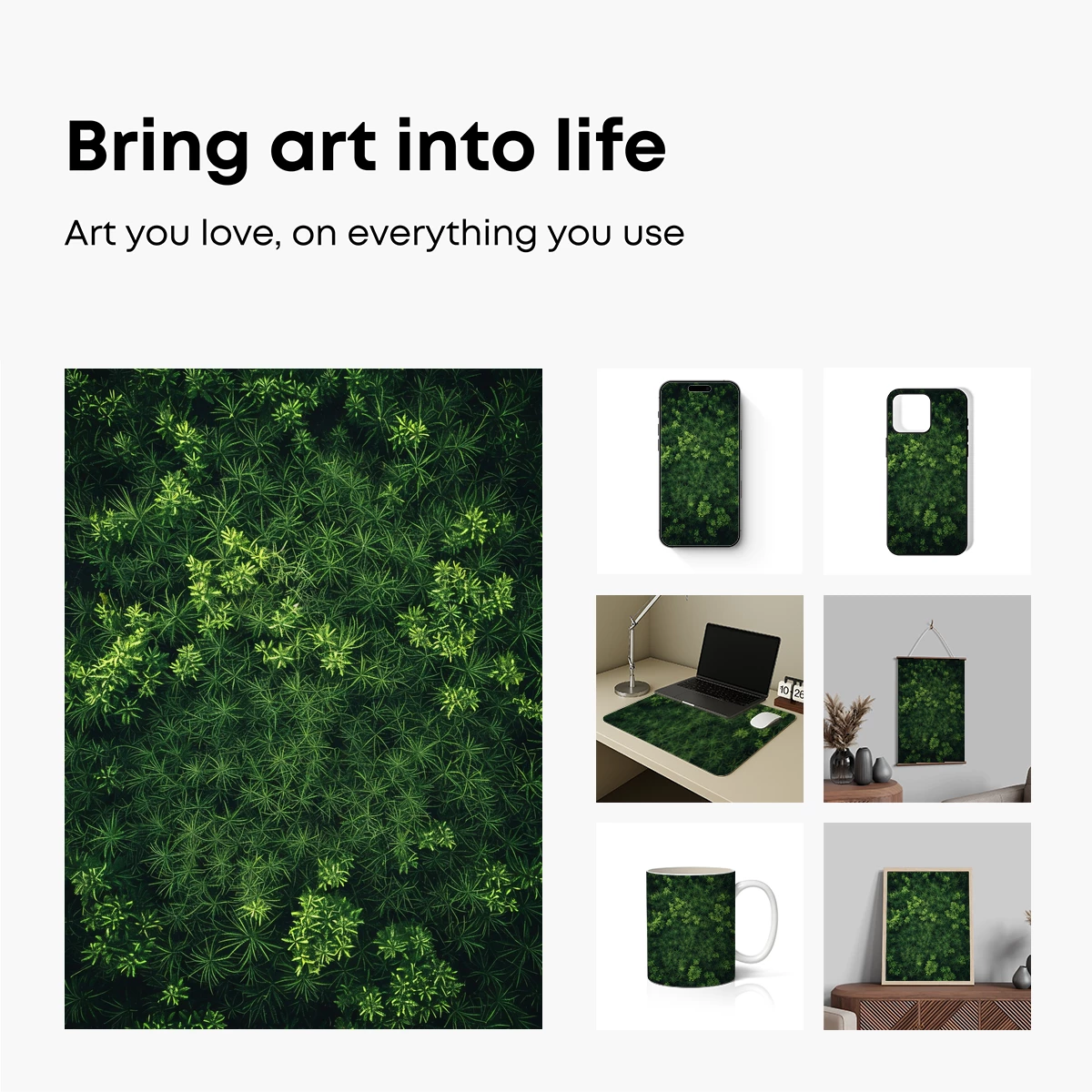 Forest Canopy Symphony: Aerial Green Tapestry - Image 2