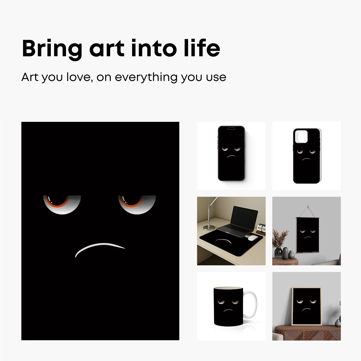 Gloomy Eyes in the Dark: A Minimalist Mystery - Image 2