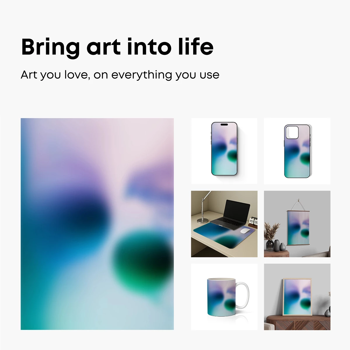 Blurred Harmony: Ethereal Circles in Pastel Dreams - Image 2