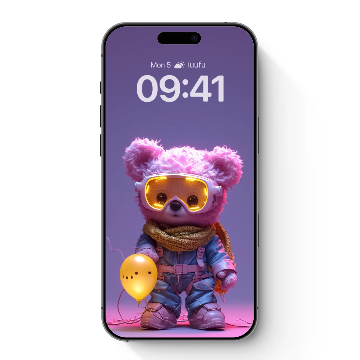 Cyber Teddy: Neon Dreams in Fuzzy Reality