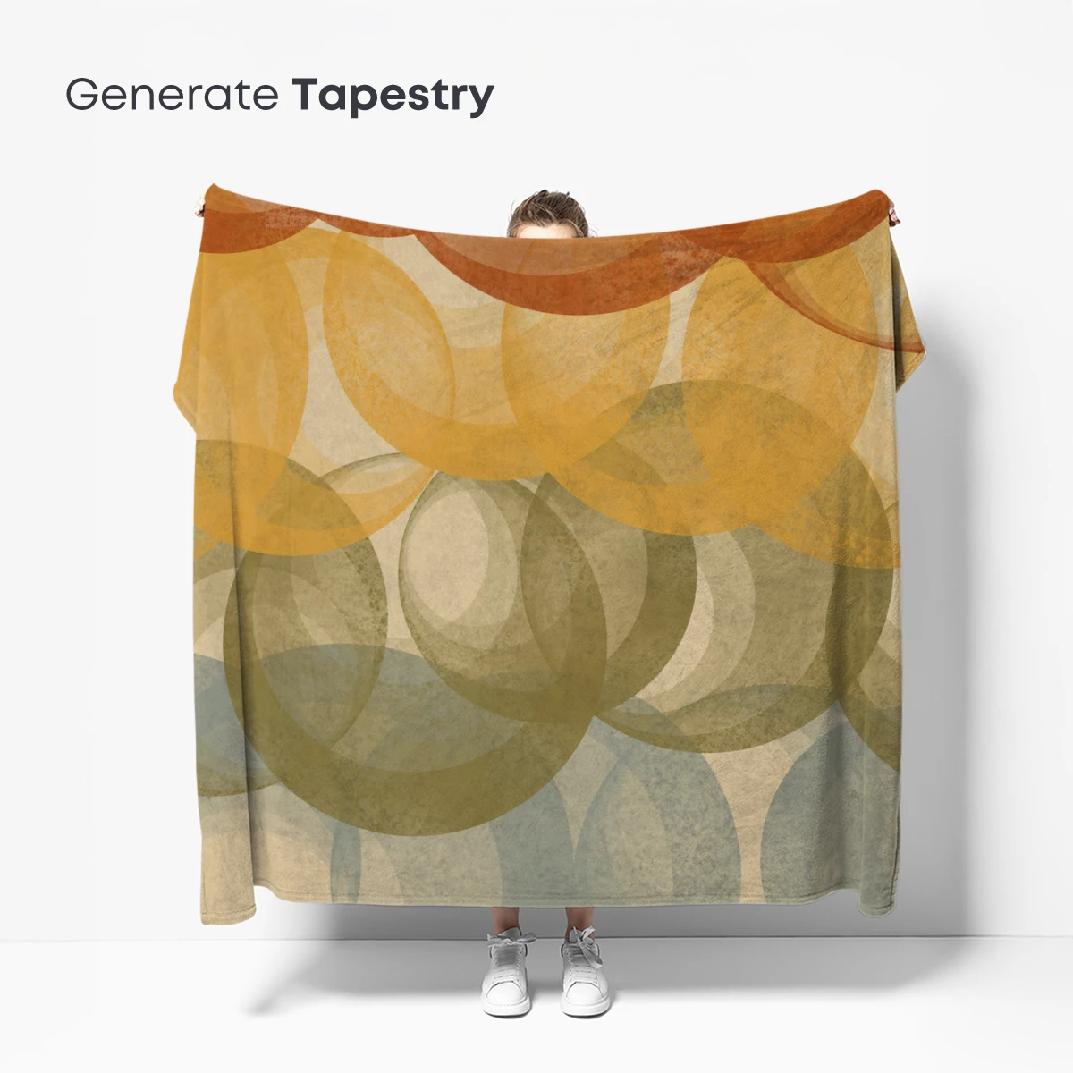 Interlocking Circles: A Symphony of Warm Tones - Image 5
