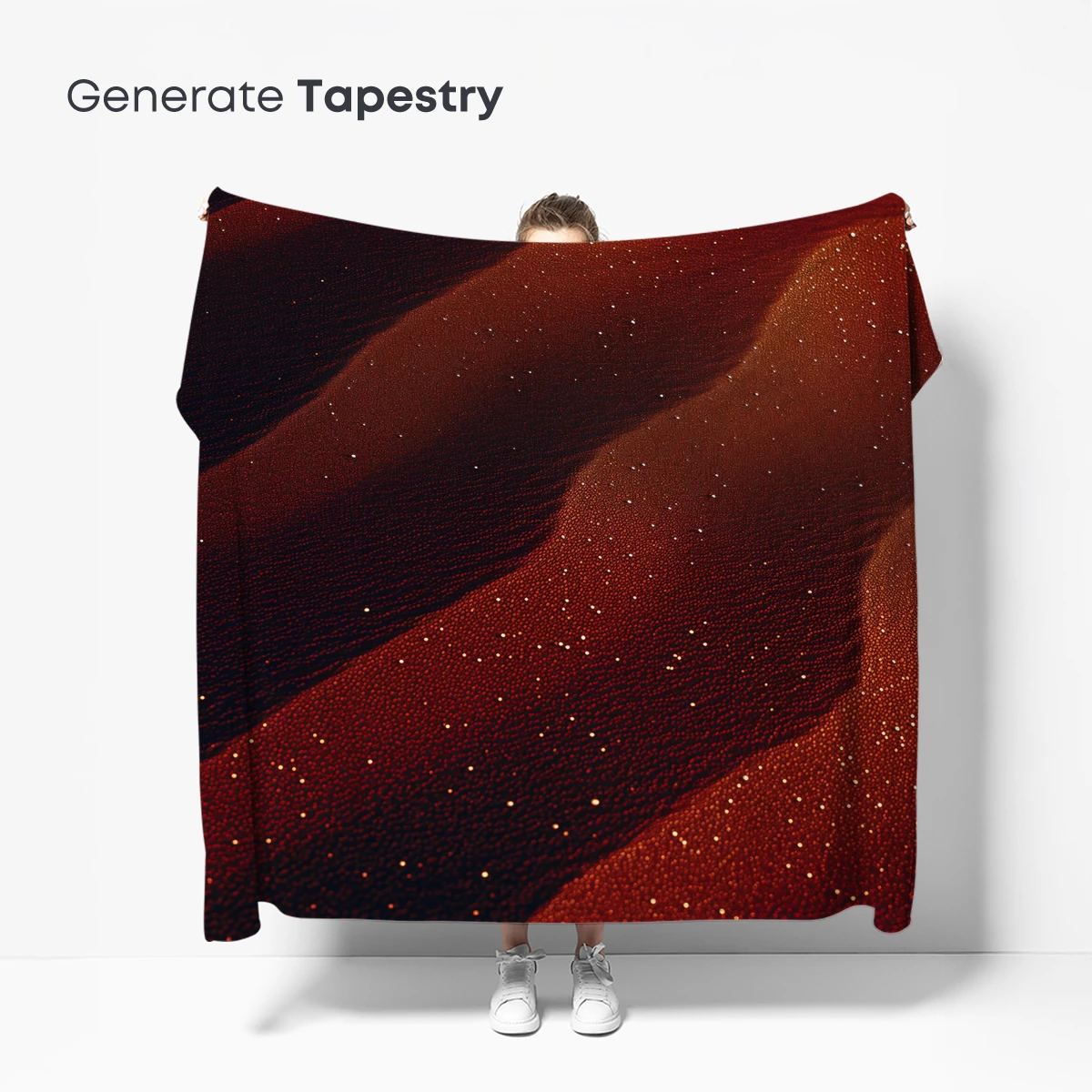 Crimson Dunes: A Glittering Desert Odyssey - Image 5