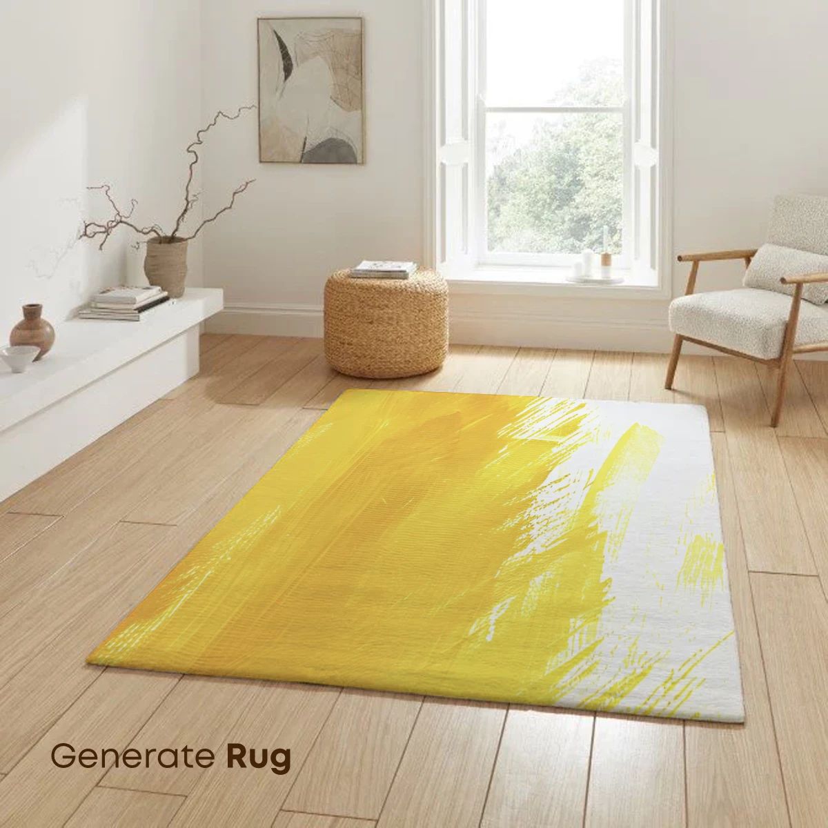 Golden Brushstroke Symphony - Image 6