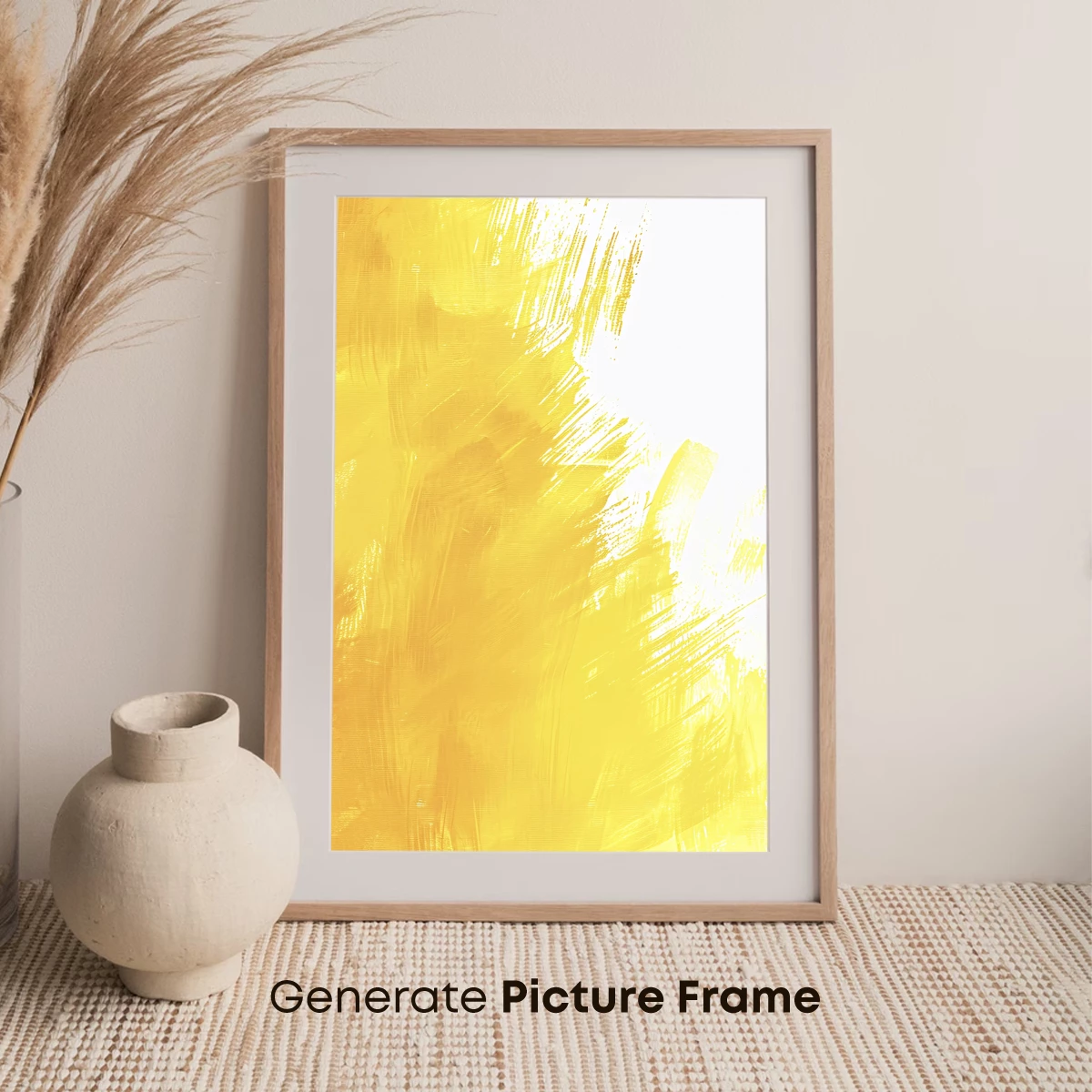 Golden Brushstroke Symphony - Image 7