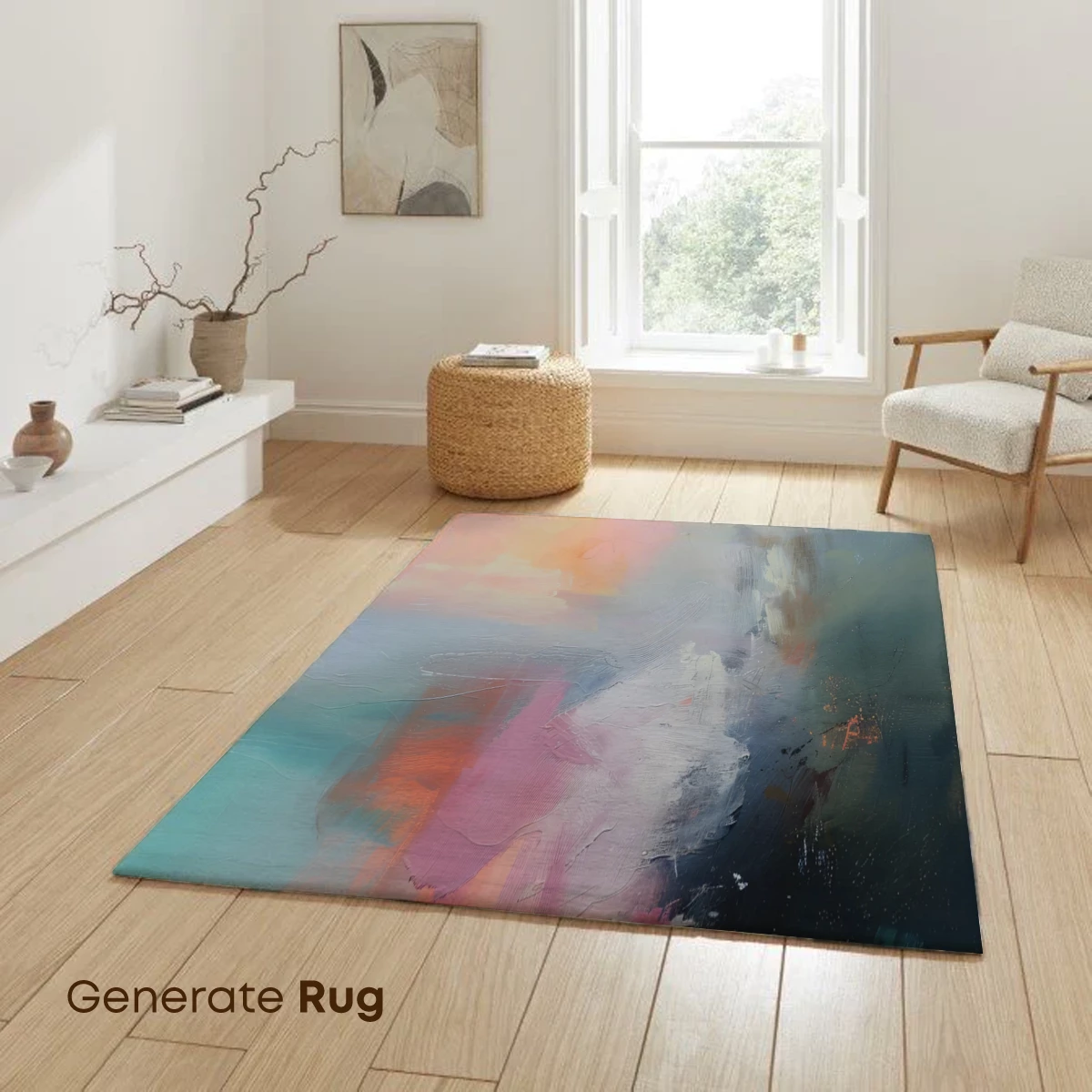 Abstract Dawn Symphony: Pastel Fusion - Image 6