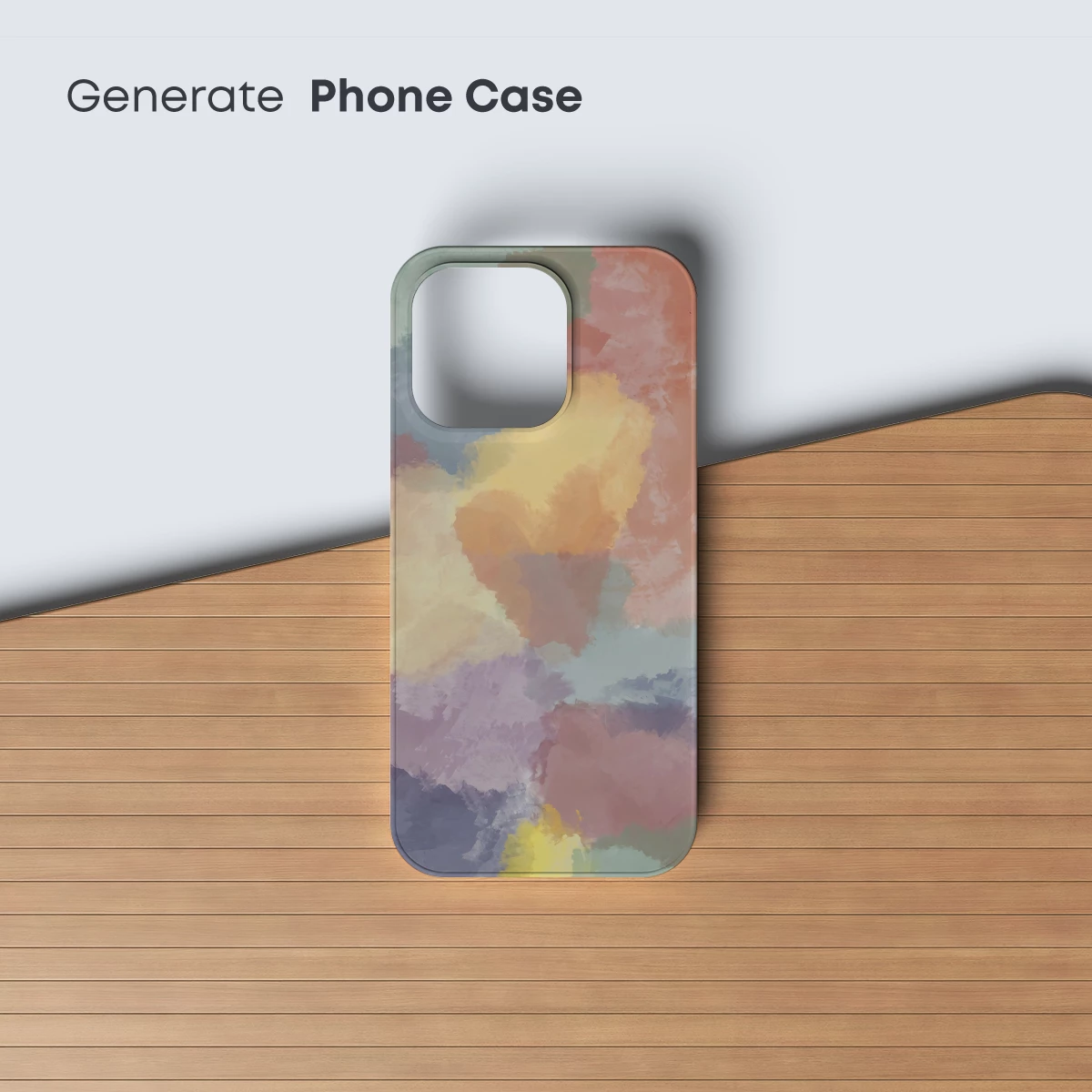 Abstract Pastel Symphony: Blended Dreamscape - Image 3