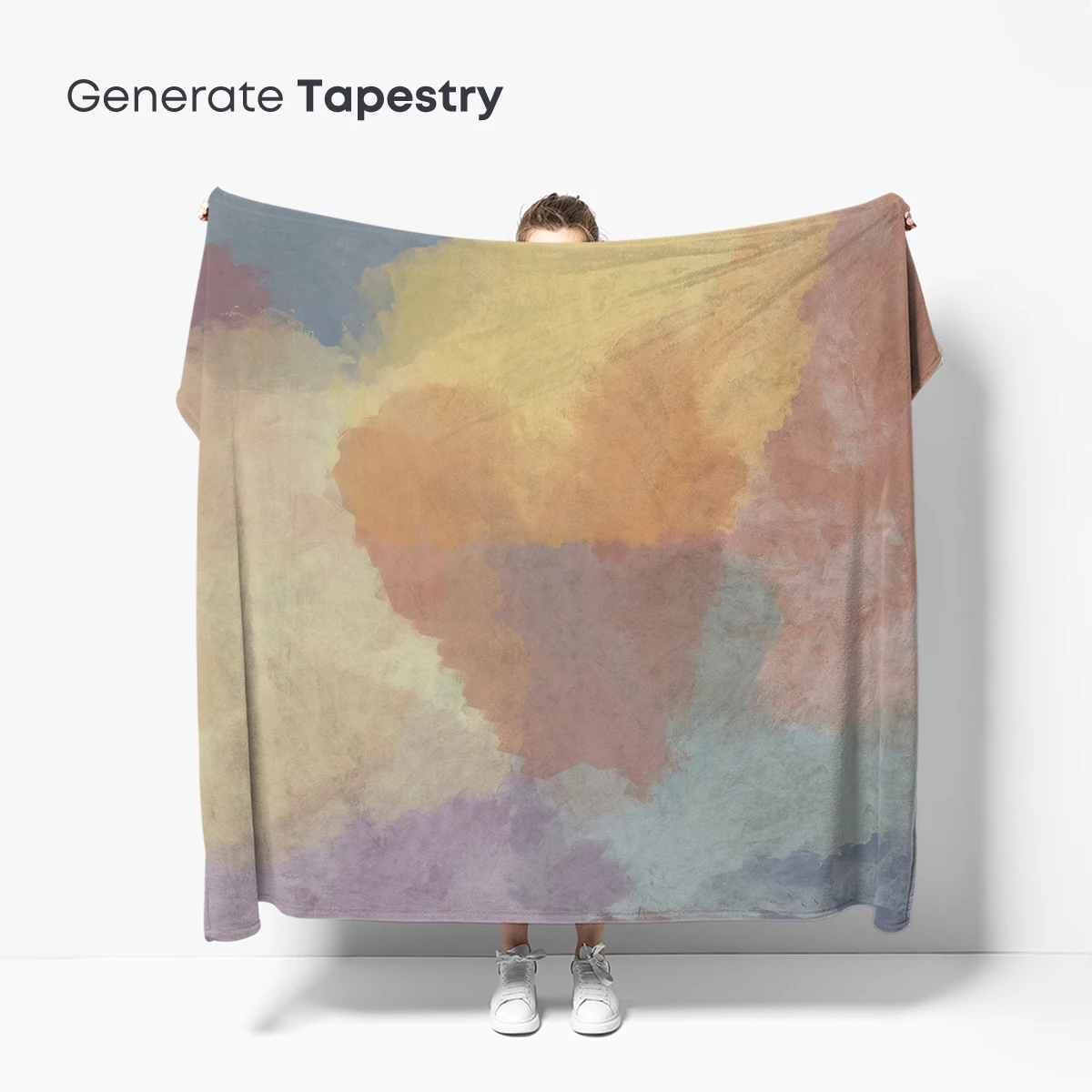 Abstract Pastel Symphony: Blended Dreamscape - Image 5