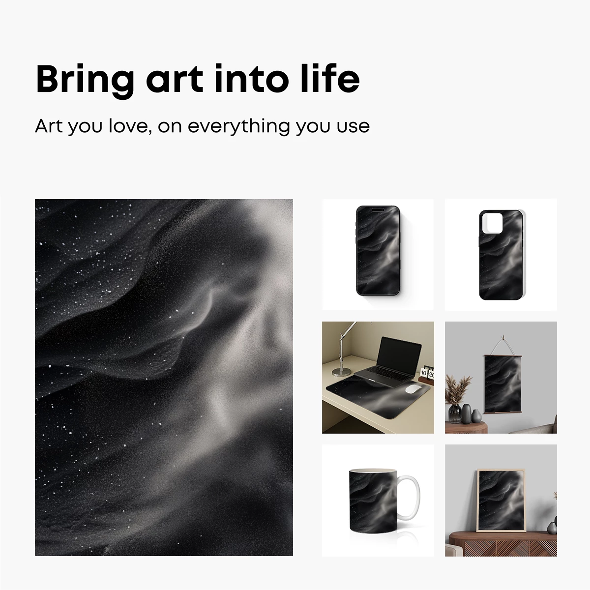 Ethereal Cosmic Veil: A Dance of Stardust and Smoke - Image 2