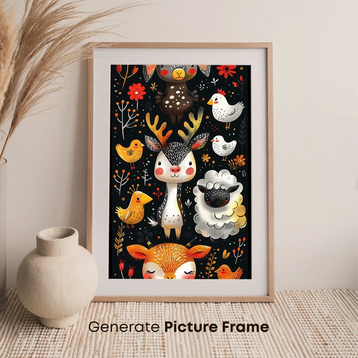 Enchanted Forest Creatures: Whimsical Wildlife Art - Image 7