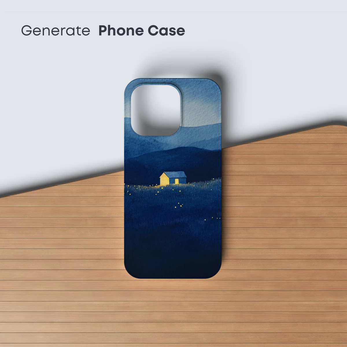 Luminous Cabin in Twilight Fields - Image 3