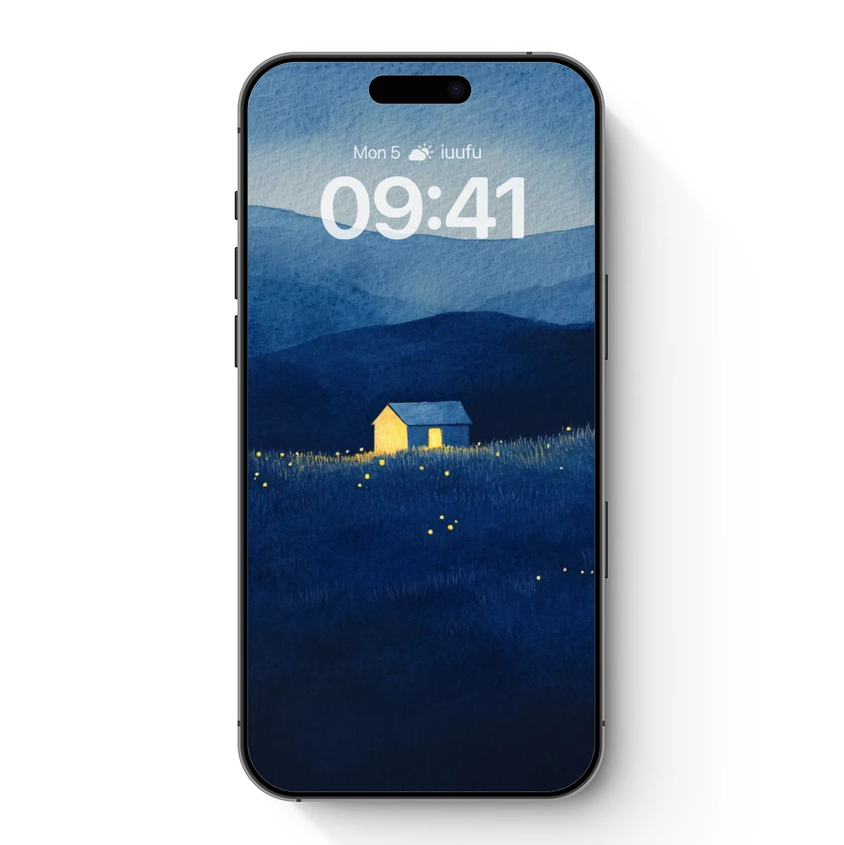 Luminous Cabin in Twilight Fields