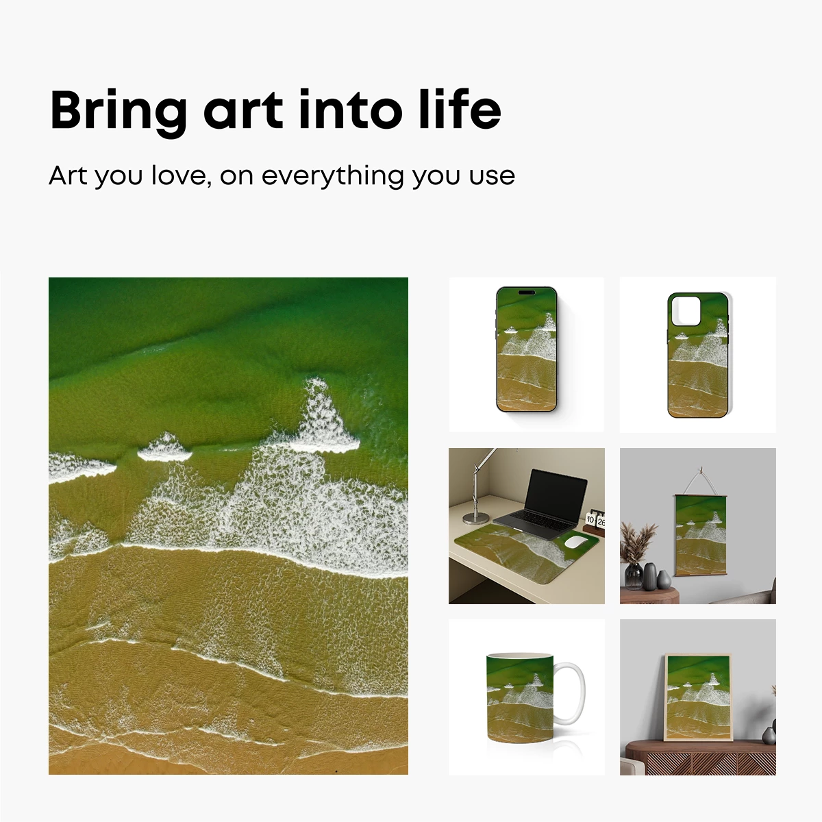 Aerial Symphony of Ocean Waves - Image 2