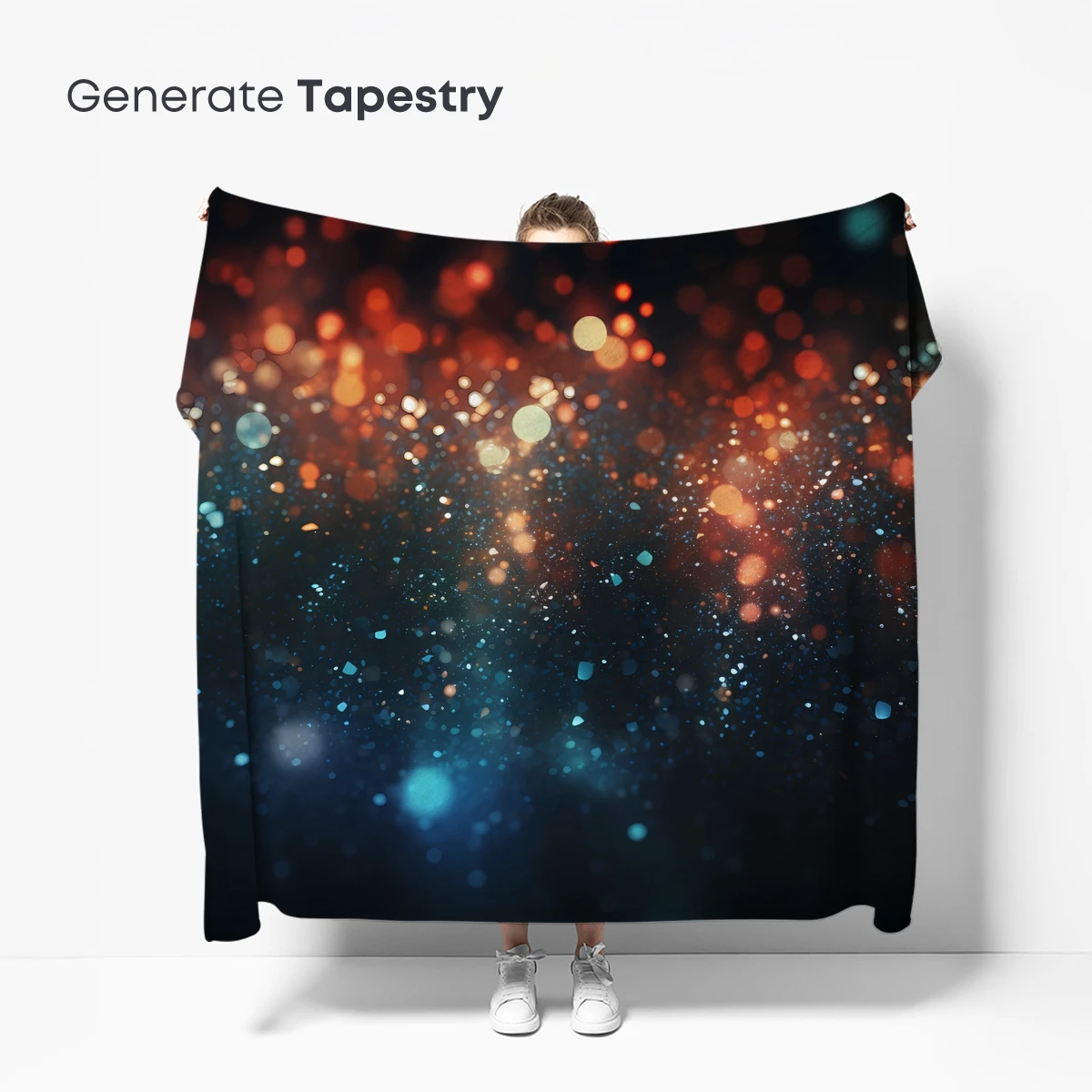 Bokeh Symphony: Celestial Dust in Warm Hues - Image 5