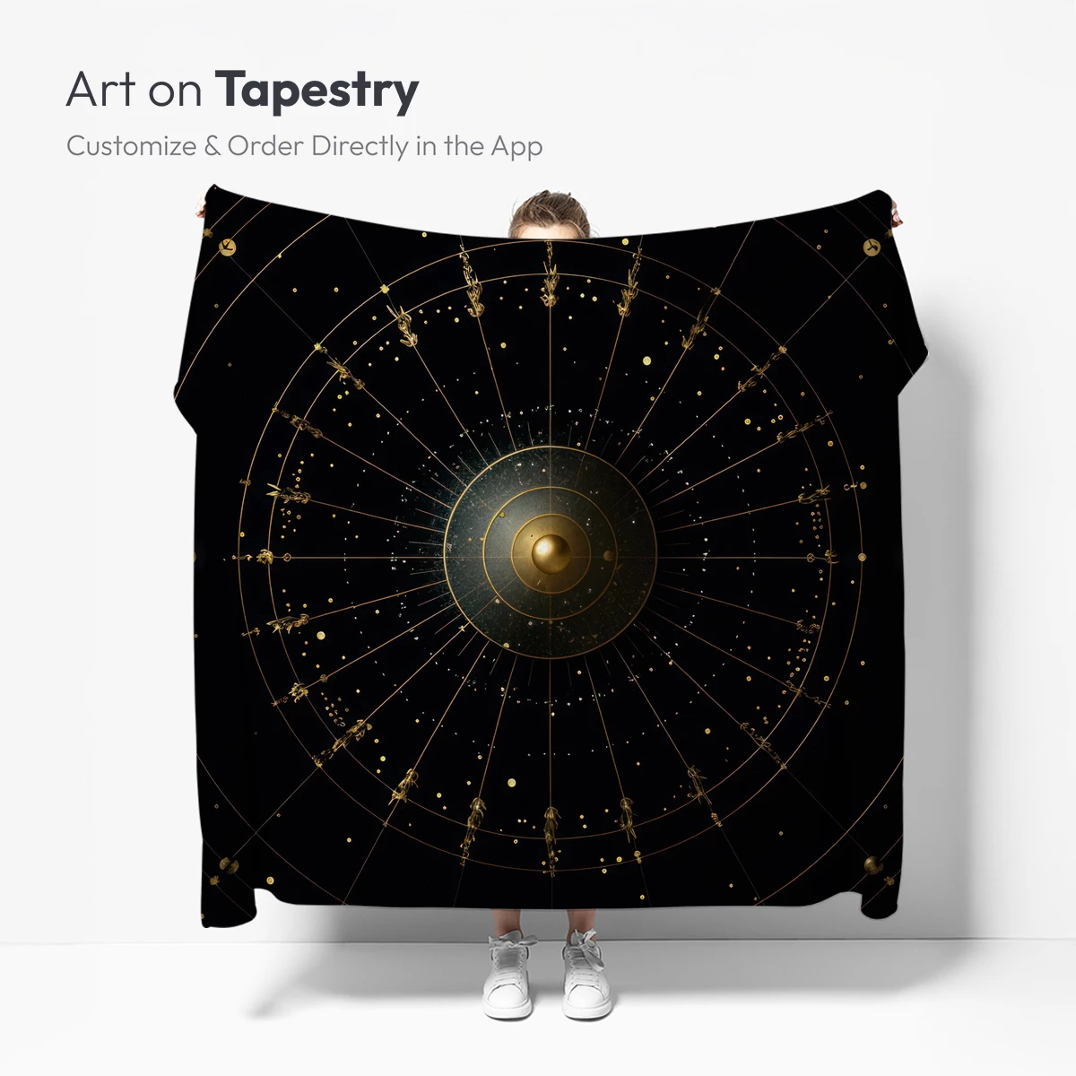 Golden Celestial Harmony: A Cosmic Ballet - Image 5