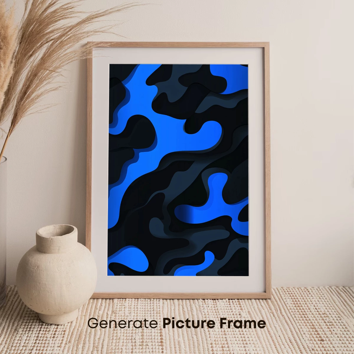 Blue Abyss: Abstract Fluid Dynamics - Image 7