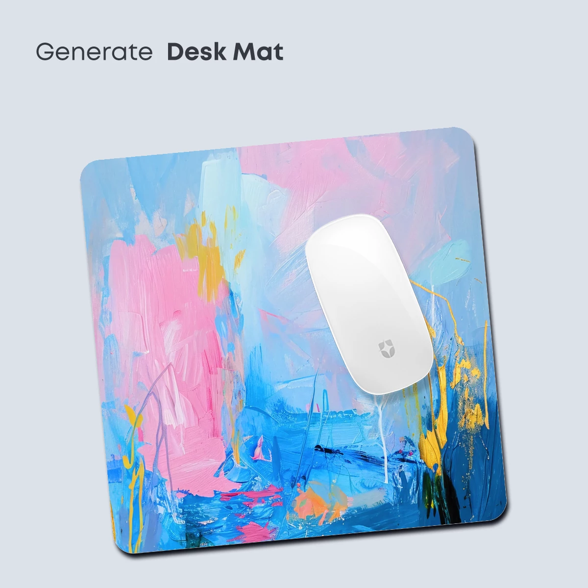 Abstract Blue Symphony: Brushstroke Harmony - Image 4