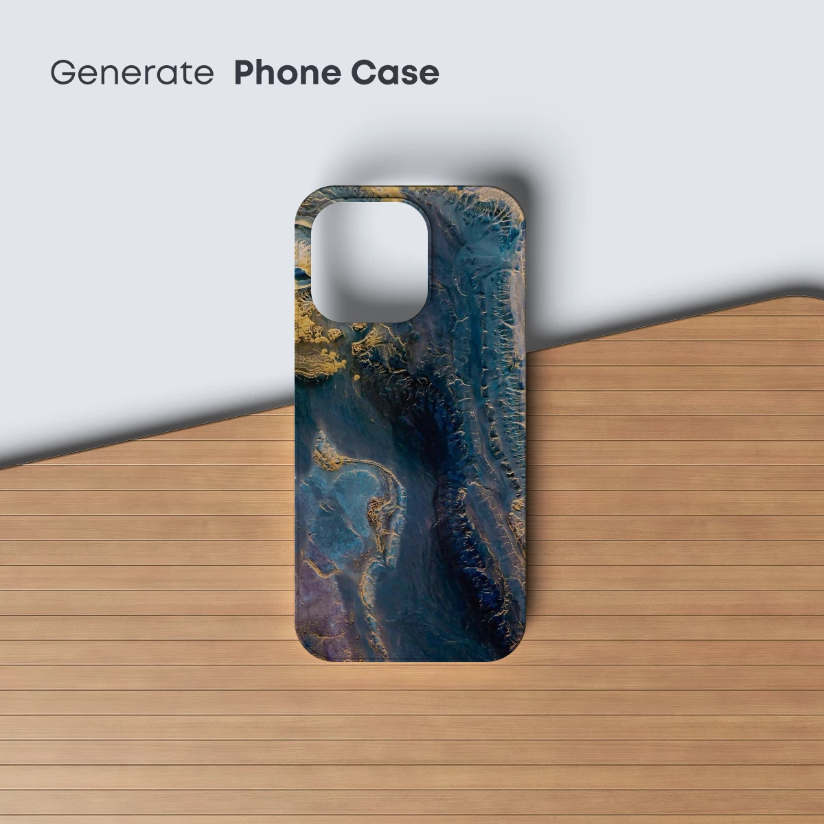 Desert Abyss: Aerial Elegance of Earth's Crust - Image 3