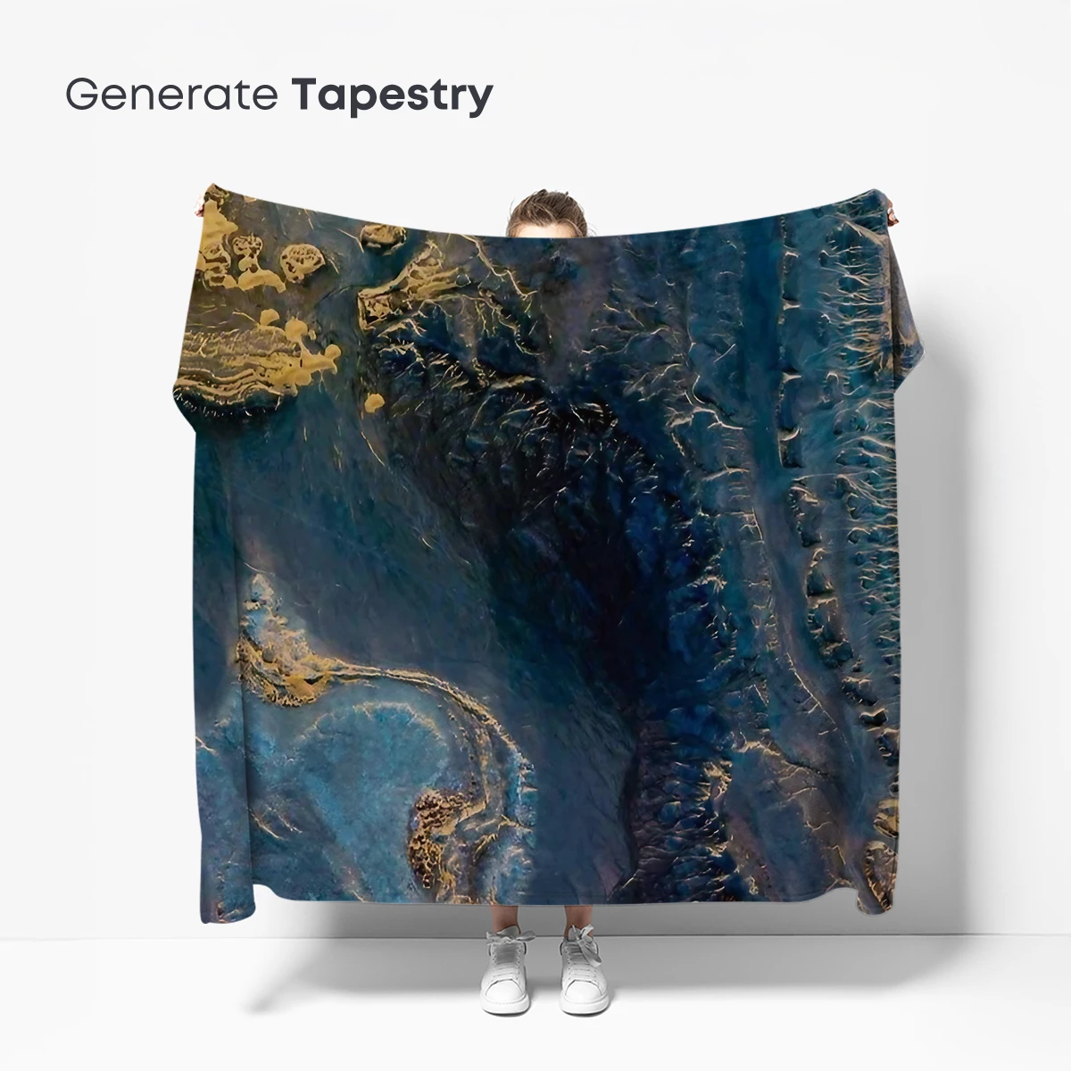 Desert Abyss: Aerial Elegance of Earth's Crust - Image 5