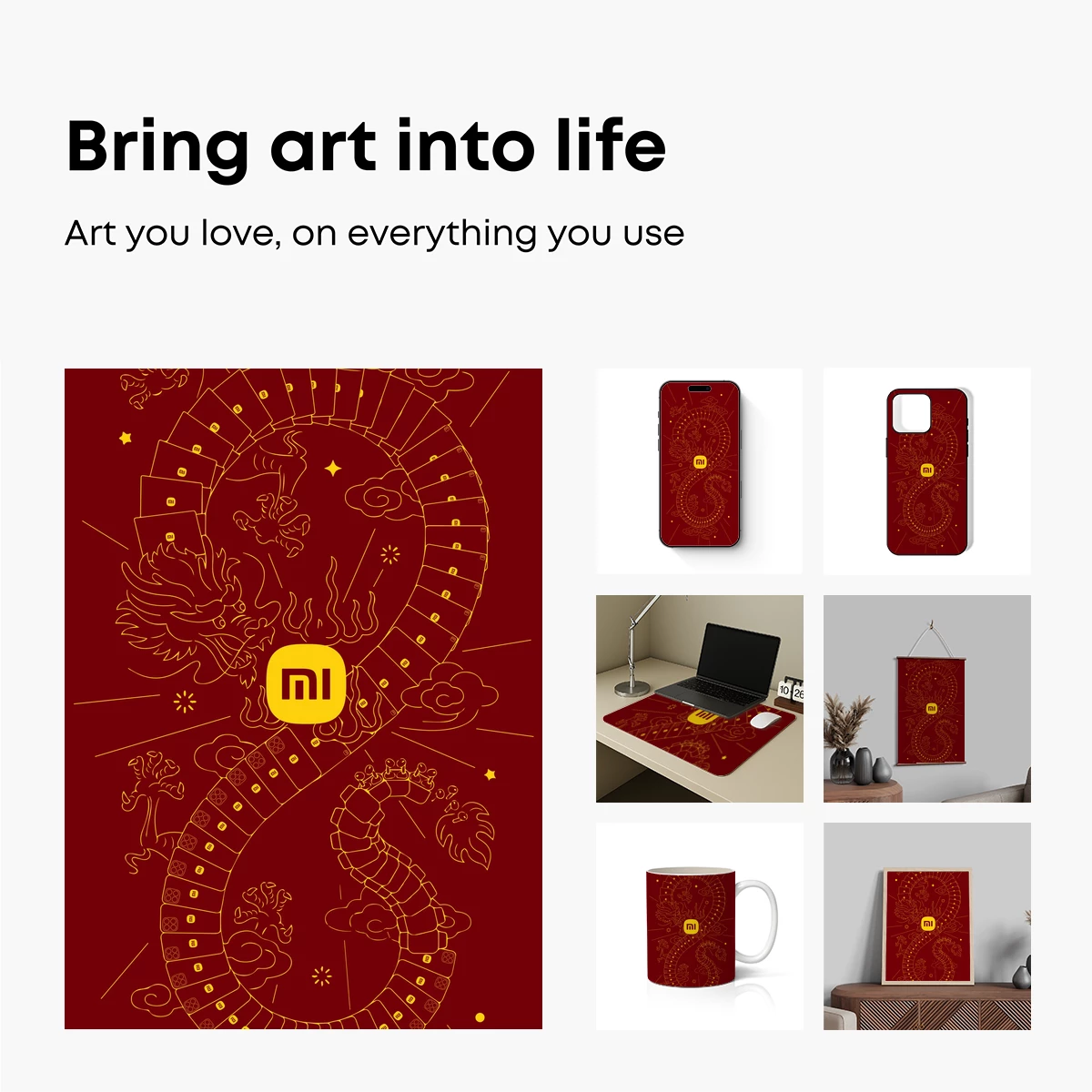 Dragon's Embrace: Xiaomi Artistry - Image 2