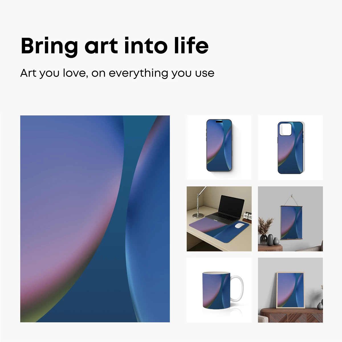 Ethereal Spheres: Gradient Harmony in Abstract Form - Image 2