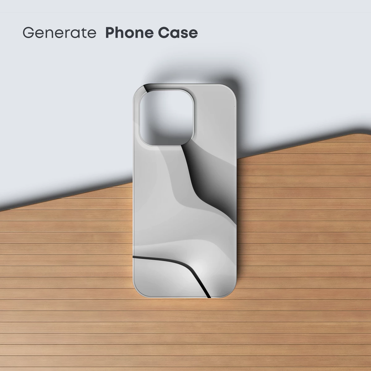 Elegant Monochrome Waves: A Study in Shadow and Light - Image 3