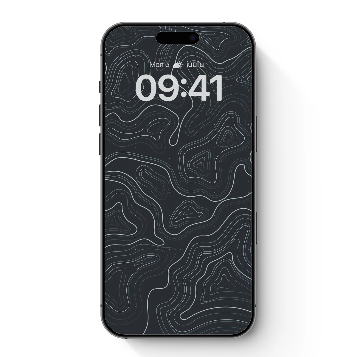 Contour Elegance: Abstract Topography Art