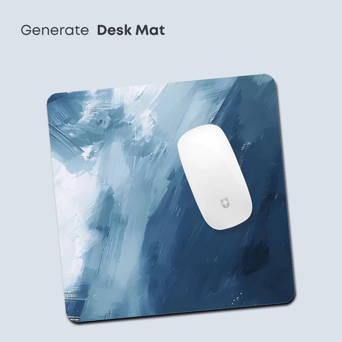 Abstract Blue Symphony: Brushstroke Elegance - Image 4