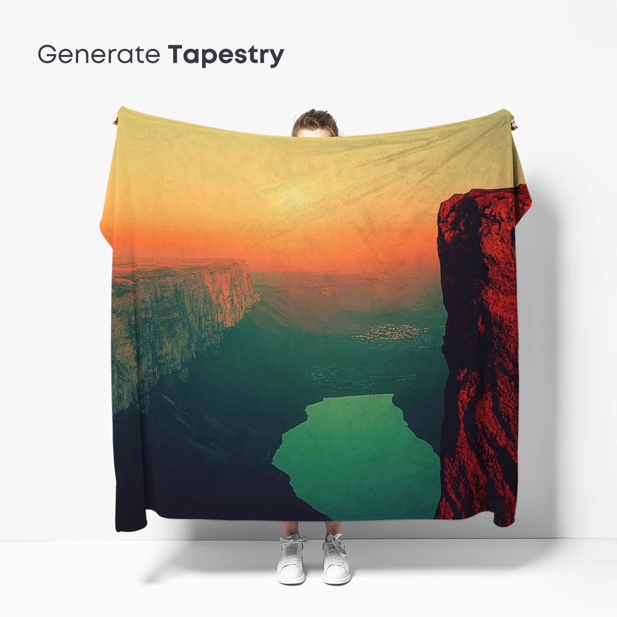 Canyon Sunset Odyssey: A Landscape of Eternal Warmth - Image 5