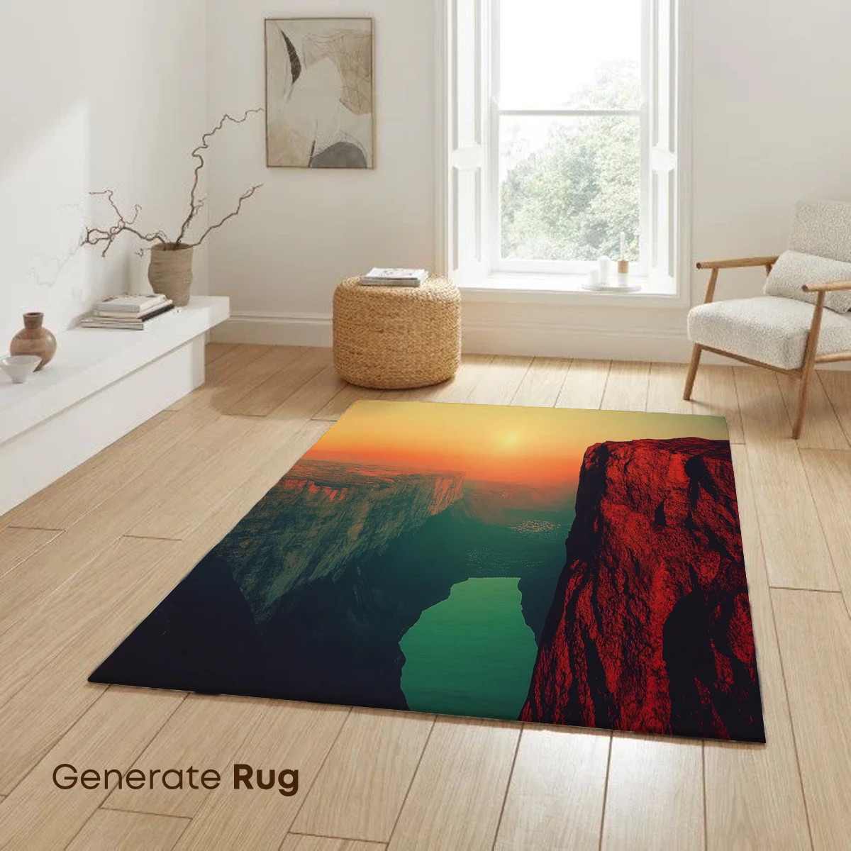 Canyon Sunset Odyssey: A Landscape of Eternal Warmth - Image 6