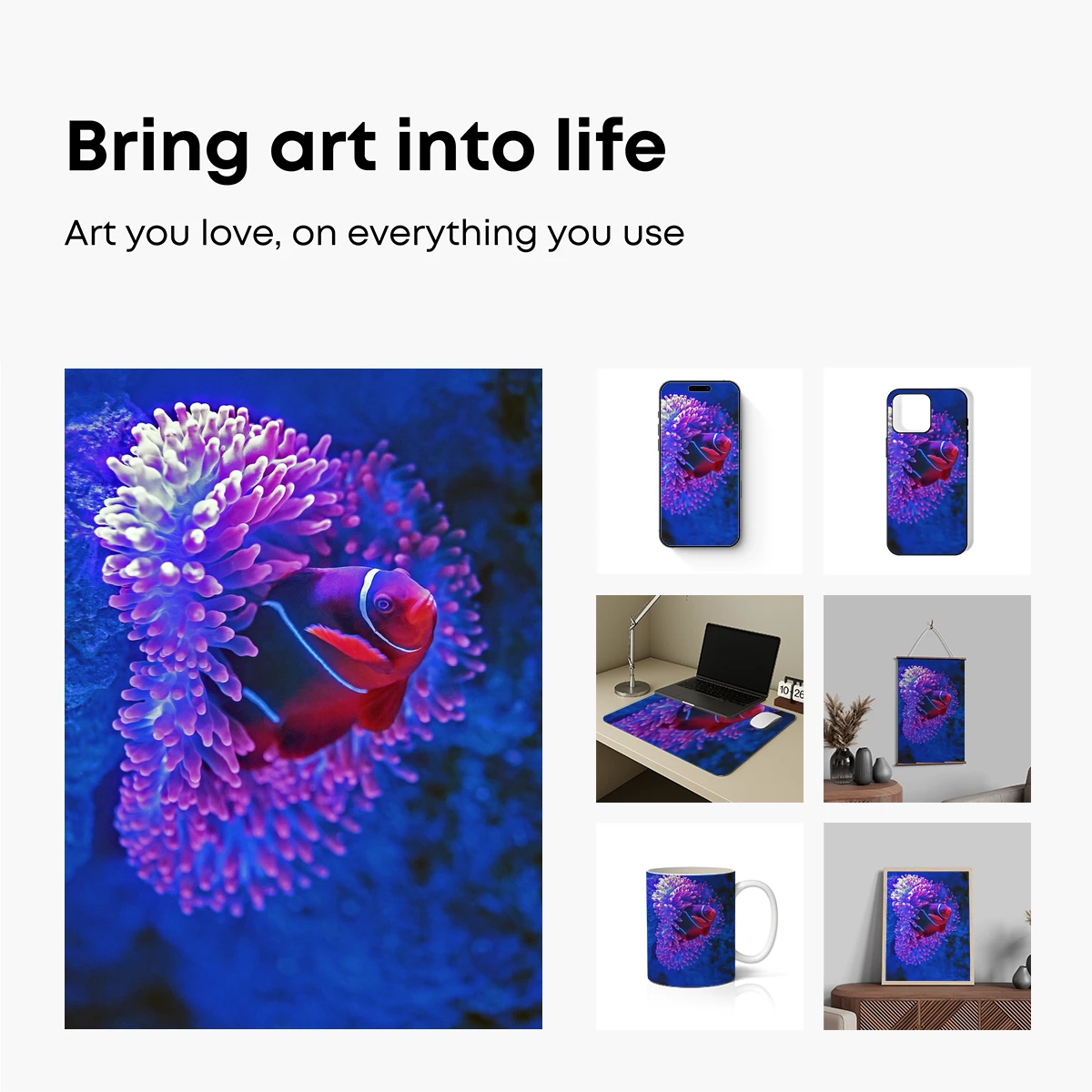 Coral Embrace: Clownfish in Vibrant Anemone - Image 2