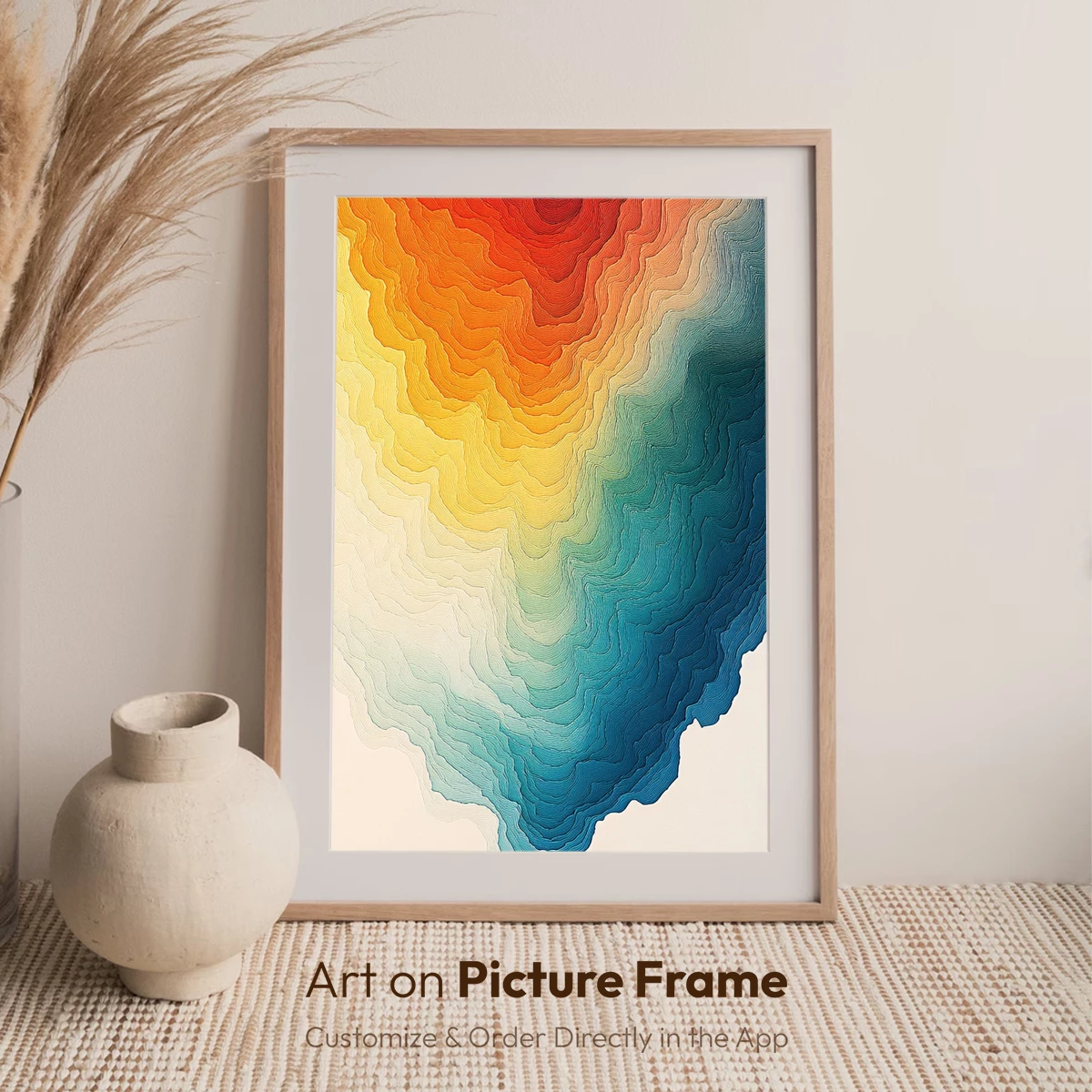 Gradient Terrain Odyssey: A Digital Topographic Symphony - Image 7