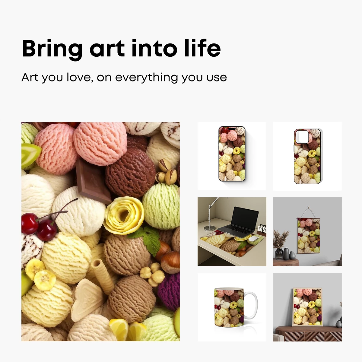 Ice Cream Symphony: A Colorful Culinary Canvas - Image 2