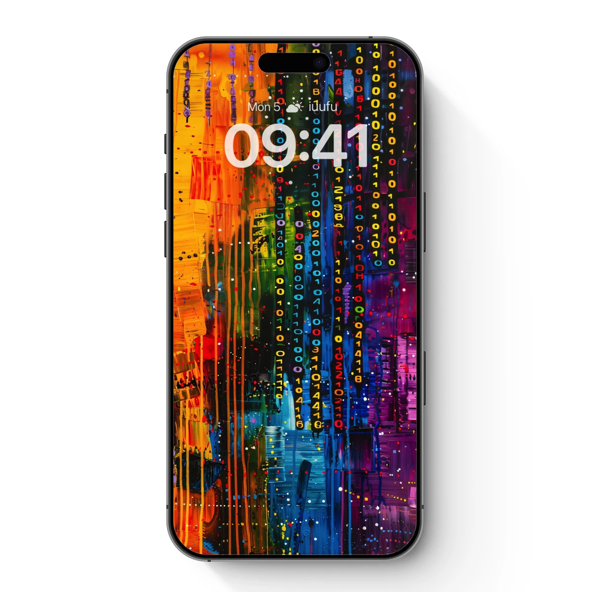 Binary Rainbow: Digital Data Streams in Abstract Harmony