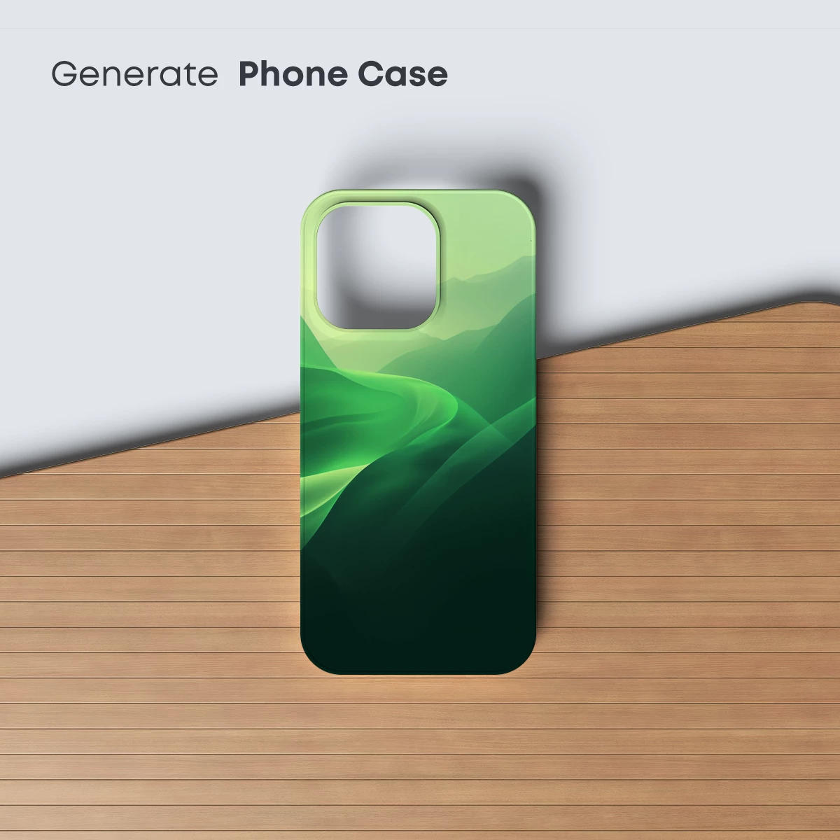Ethereal Green Waves: A Digital Landscape Symphony - Image 3