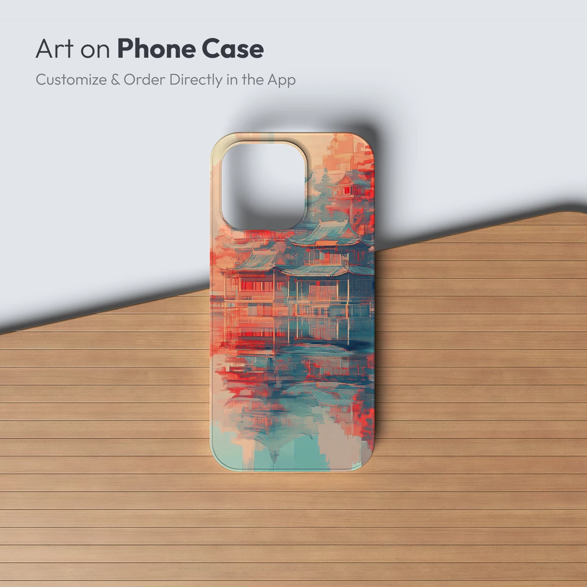 Ethereal Pagoda Reflections - Image 3