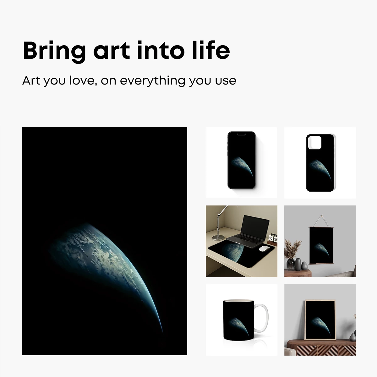 Eclipse of Serenity: Earth's Curved Horizon - Image 2