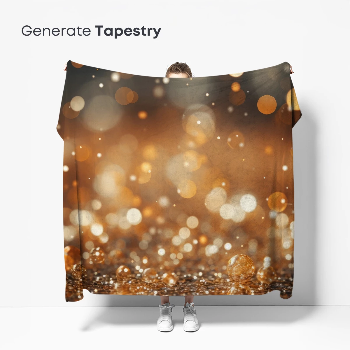 Golden Bokeh Symphony: A Radiant Dreamscape - Image 5