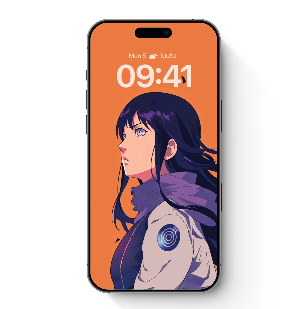 Anima Cyberpunk: Futuristic Warrior in Neon Orange