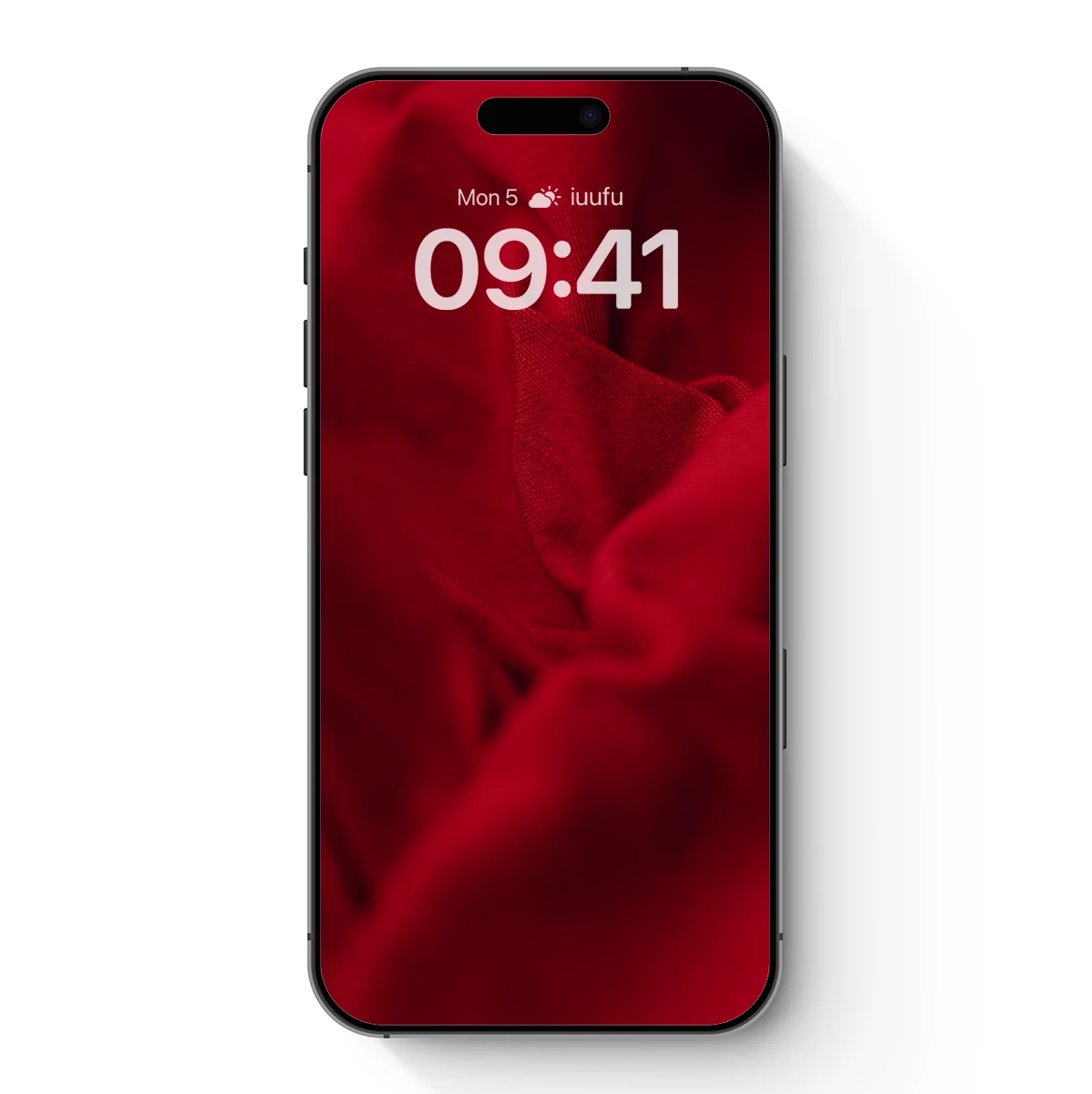 Crimson Silk Whispers: Textured Elegance