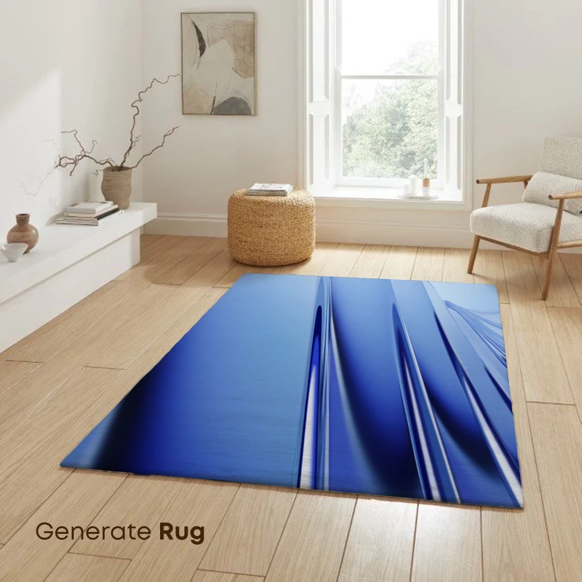 Blue Gradient Elegance: Abstract Flow Lines - Image 6