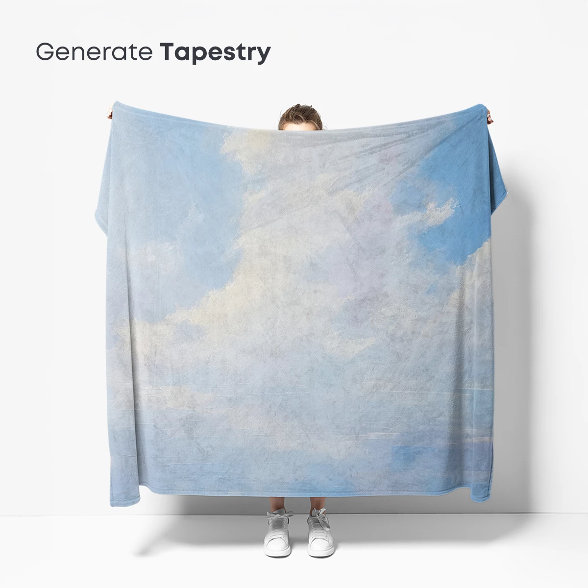 Ethereal Cloudscape: Impressionist Sky Harmony - Image 5